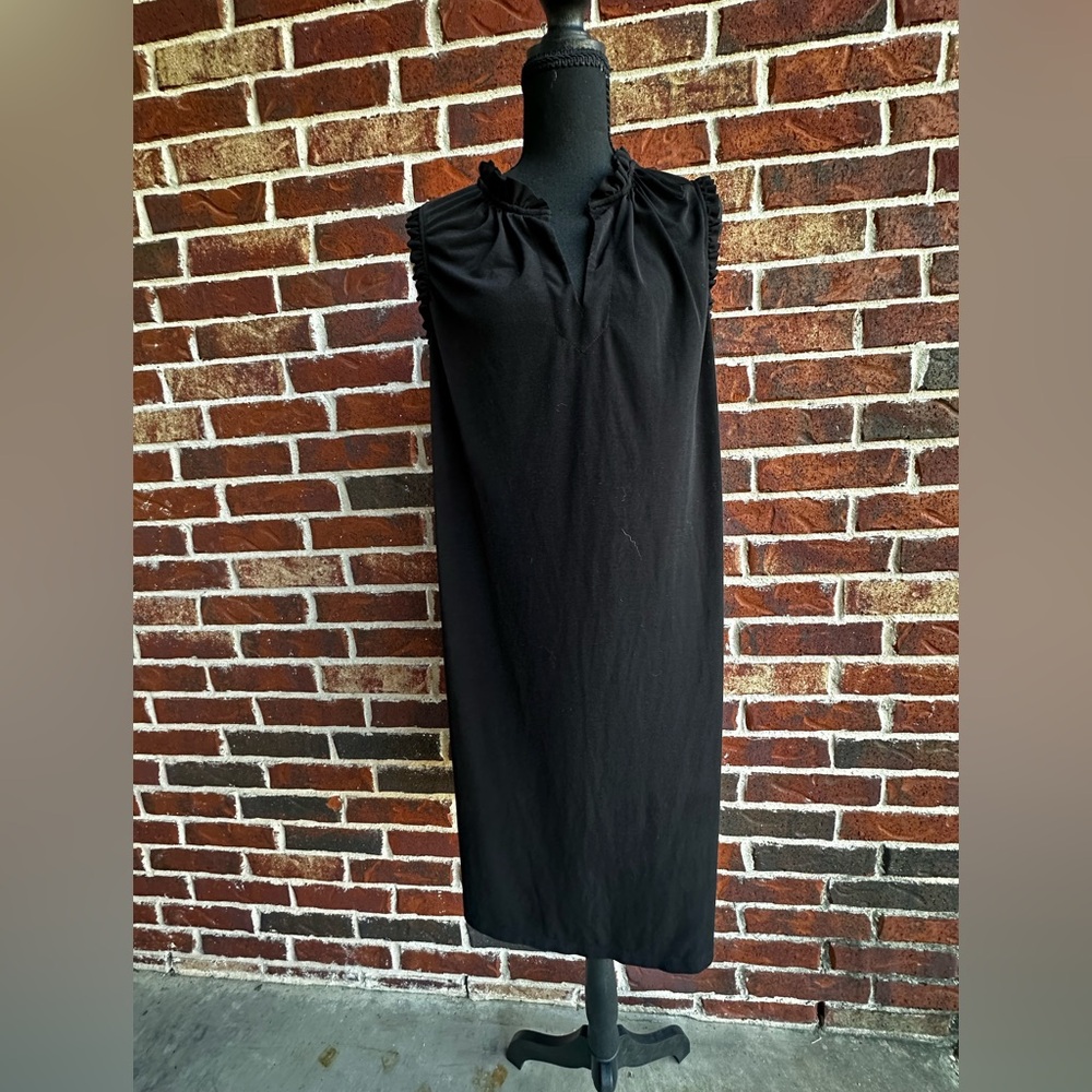 Michael Kors Black Sleeveless Shift Dress